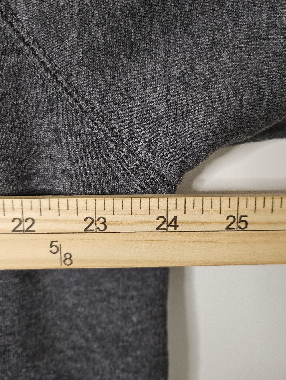 Women's Gray Oversized Cozy Athleisure Sweatshirt Pullover Petite XL Minimalist - Picture 10 of 12